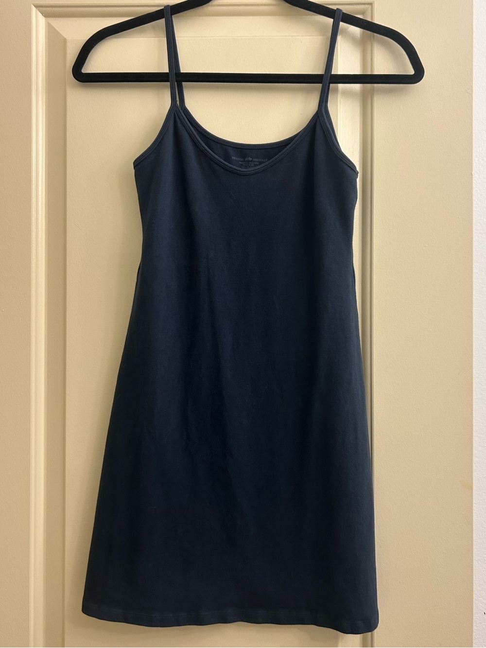 Brandy Melville Navy Spaghetti Strap Mini Dress